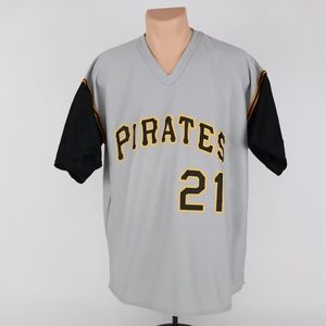 Park Antony XL Roberto Clemente 21 Polyester Shirt